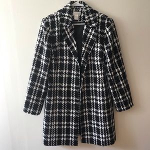Worthington houndstooth 14 coat  EUC